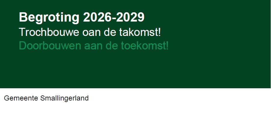 Entree gemeentehuis met rode tulpen